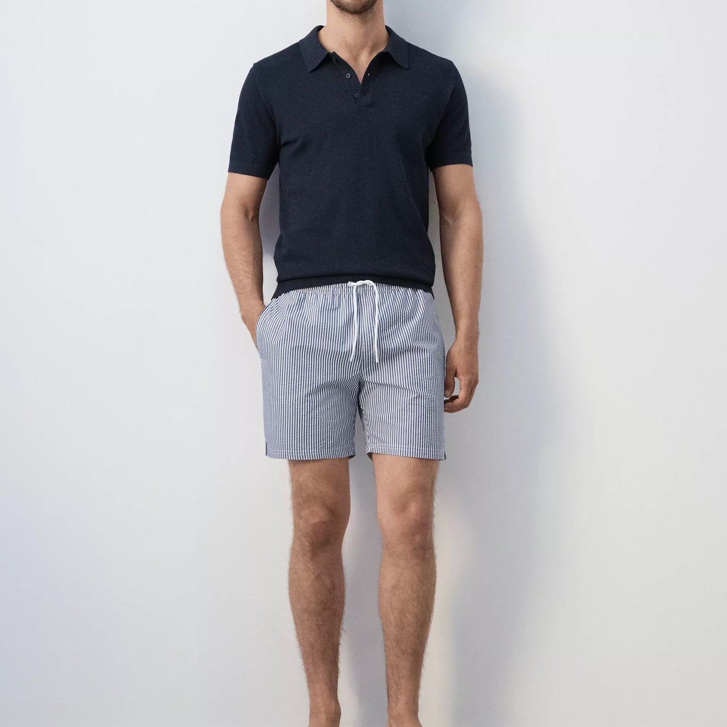 Navy Striped